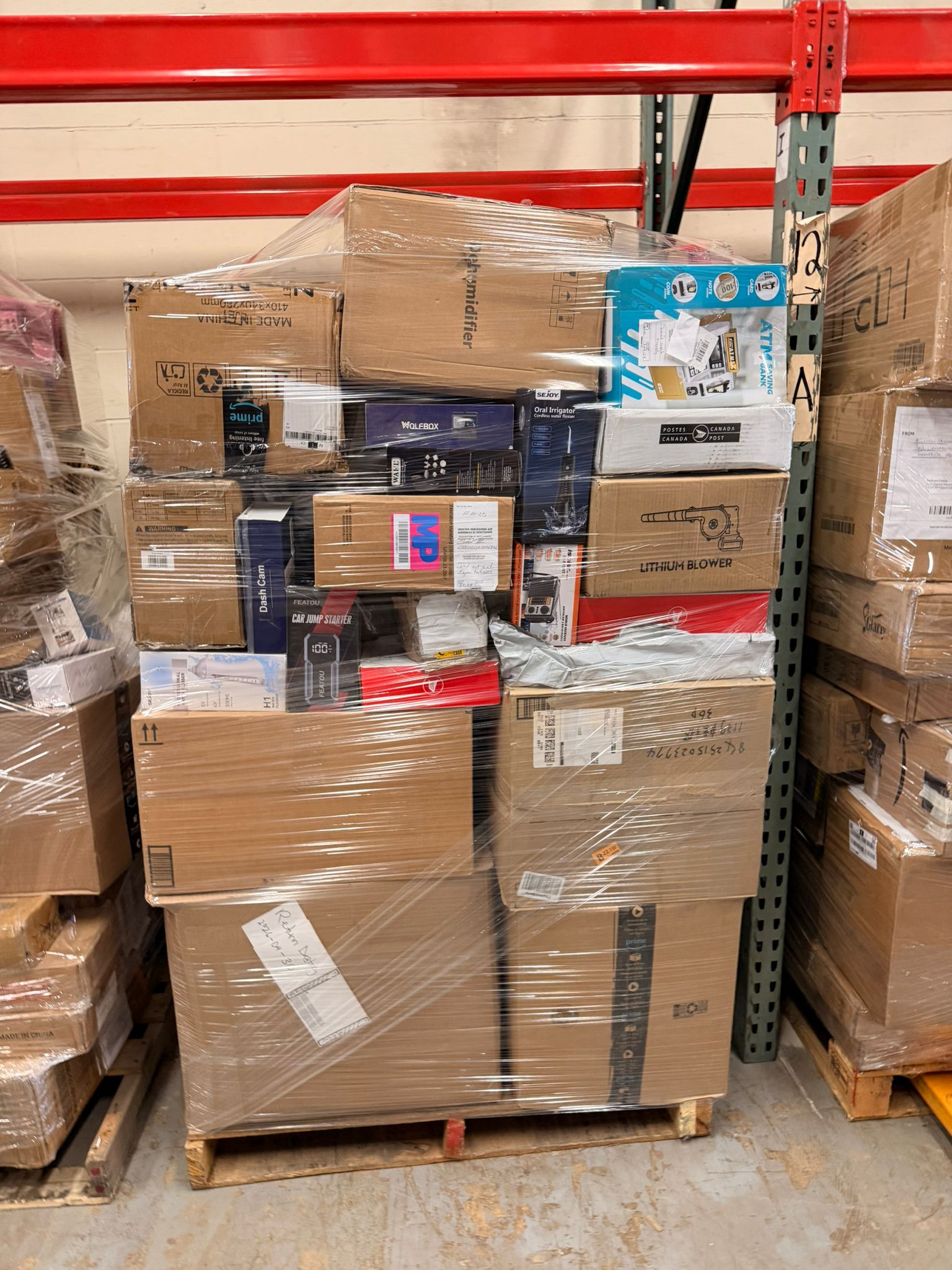 Mixed retail pallet